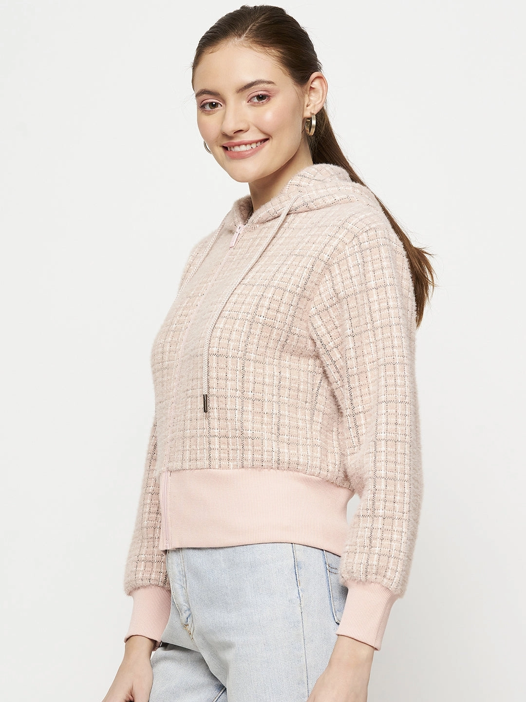 Madame Peach Hood Neck Sweatshirt Daily Staple product gift worthy appeal