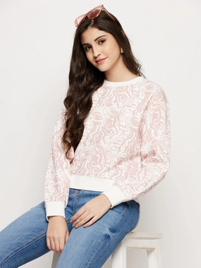 Madame Pink Sweatshirt Layered Style