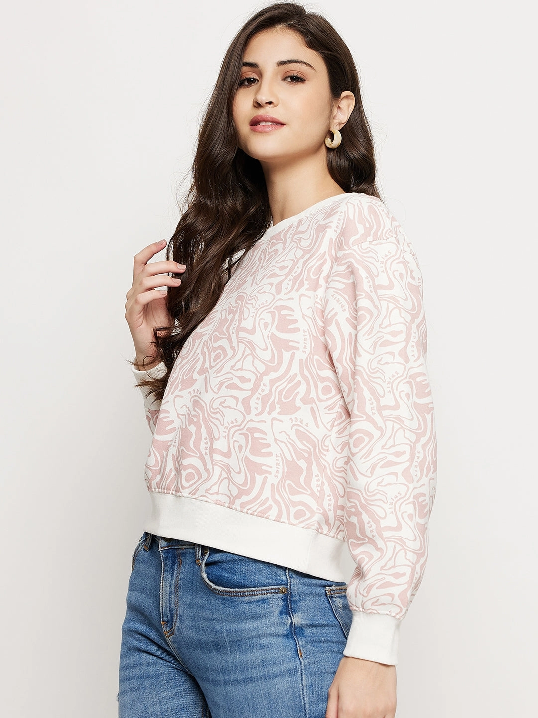 Madame Pink Sweatshirt absorbent
