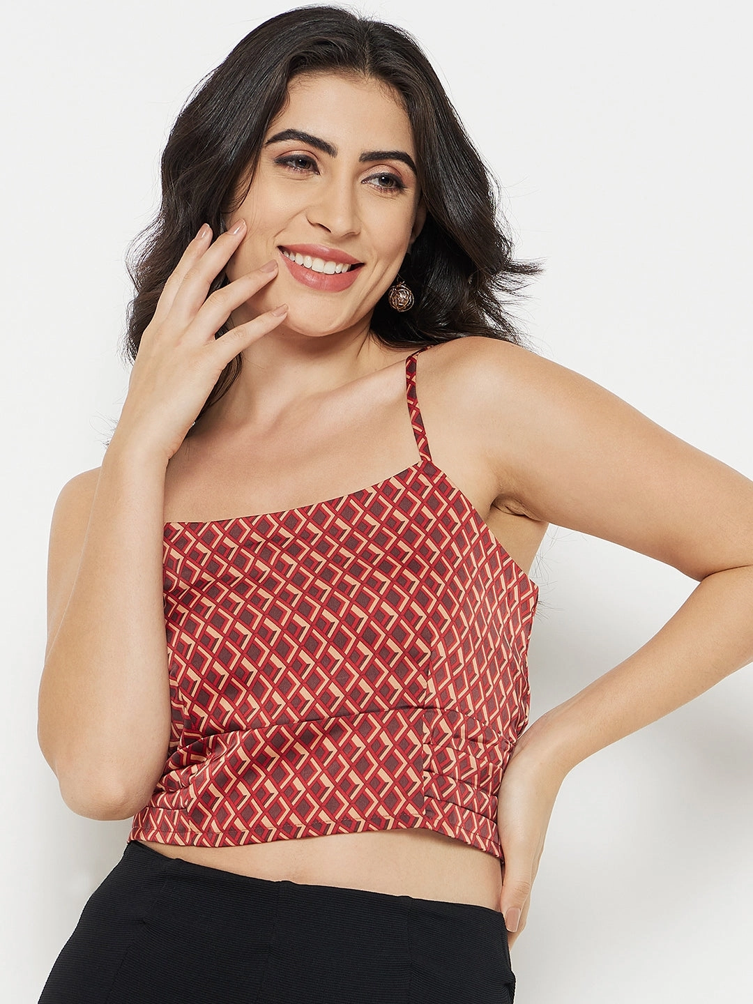 Madame Printed Wine Top Brushed Microfiber Surface NonPill Surface Treatment