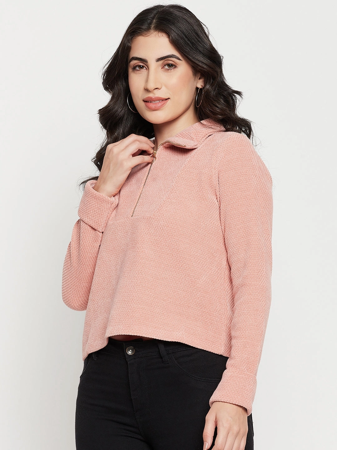 WrinkleFree Weave AbrasionResistant Madame Rust Knitted Top