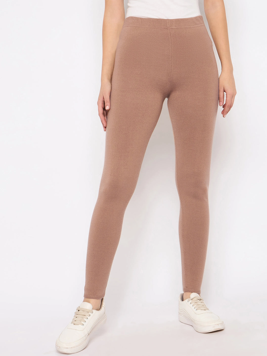 Madame Skinny Fit Brown Tights Anti Slip Shoulder Padding Multi Way Adjustable Fit