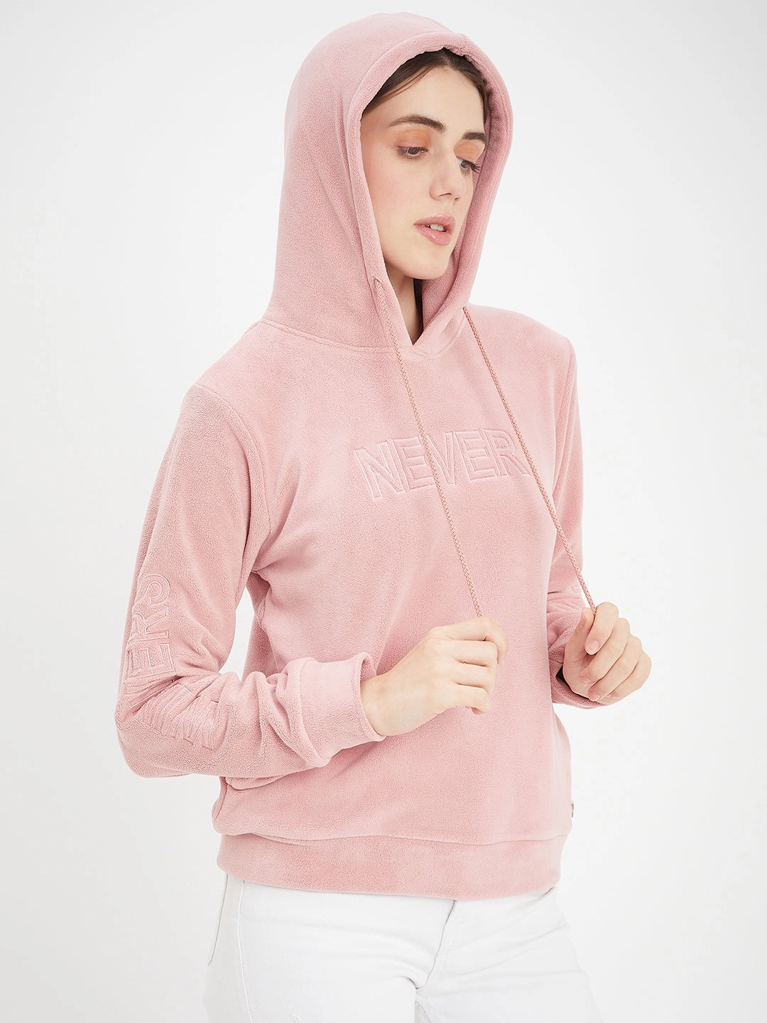 product terry cloth absorbency Comfy Look Madame Solid Blush Sweat-Shirt