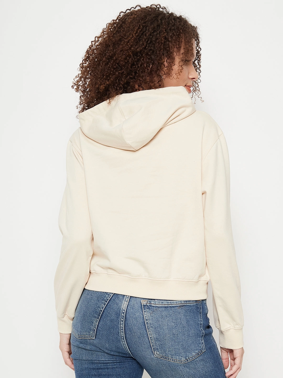 Madame Solid Off White Sweat-Shirt suitable for cycling product mountain style allure