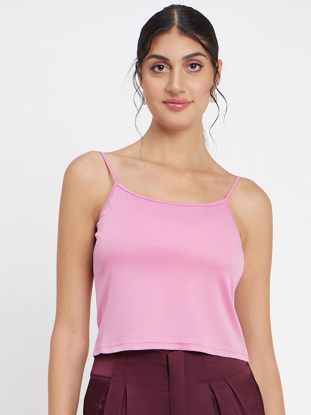 Madame Solid Pink Top Built In Odor Control FadeResistant Coating