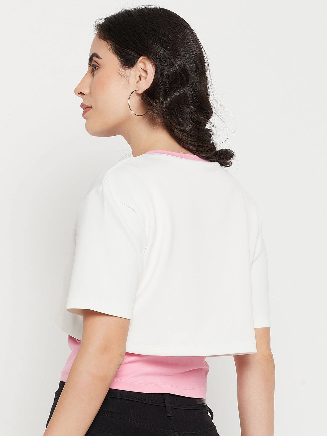Formal Blouse Madame White Graphic Top
