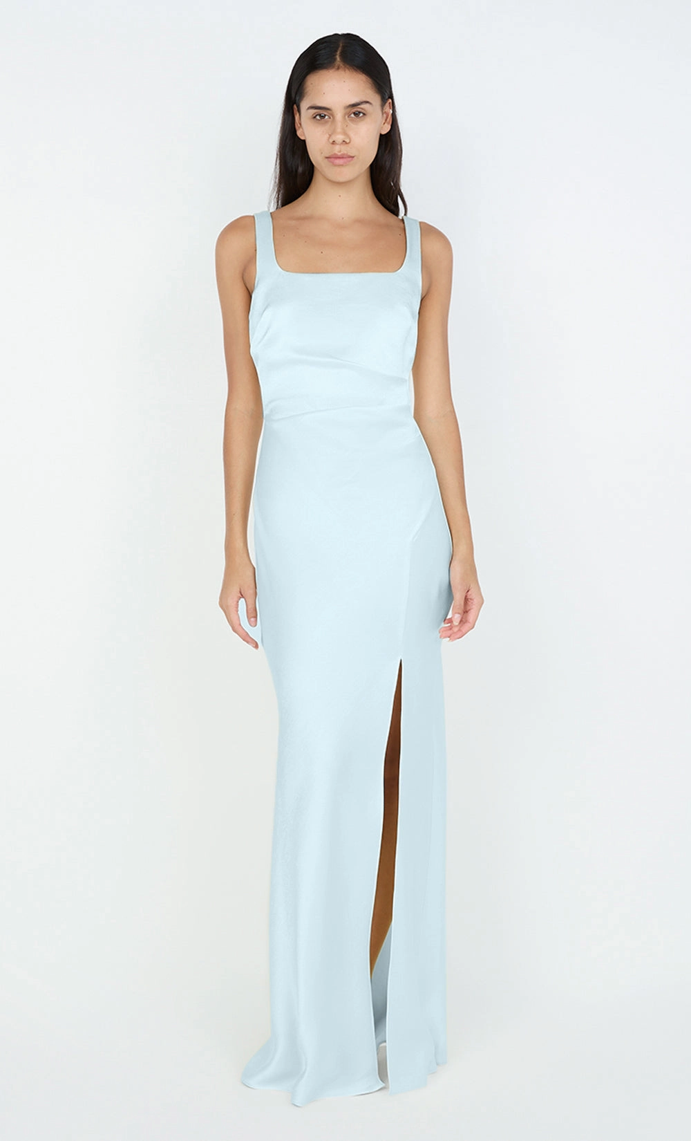 Refined Mood THE DREAMER SQUARE NECK DRESS - ARCTIC BLUE