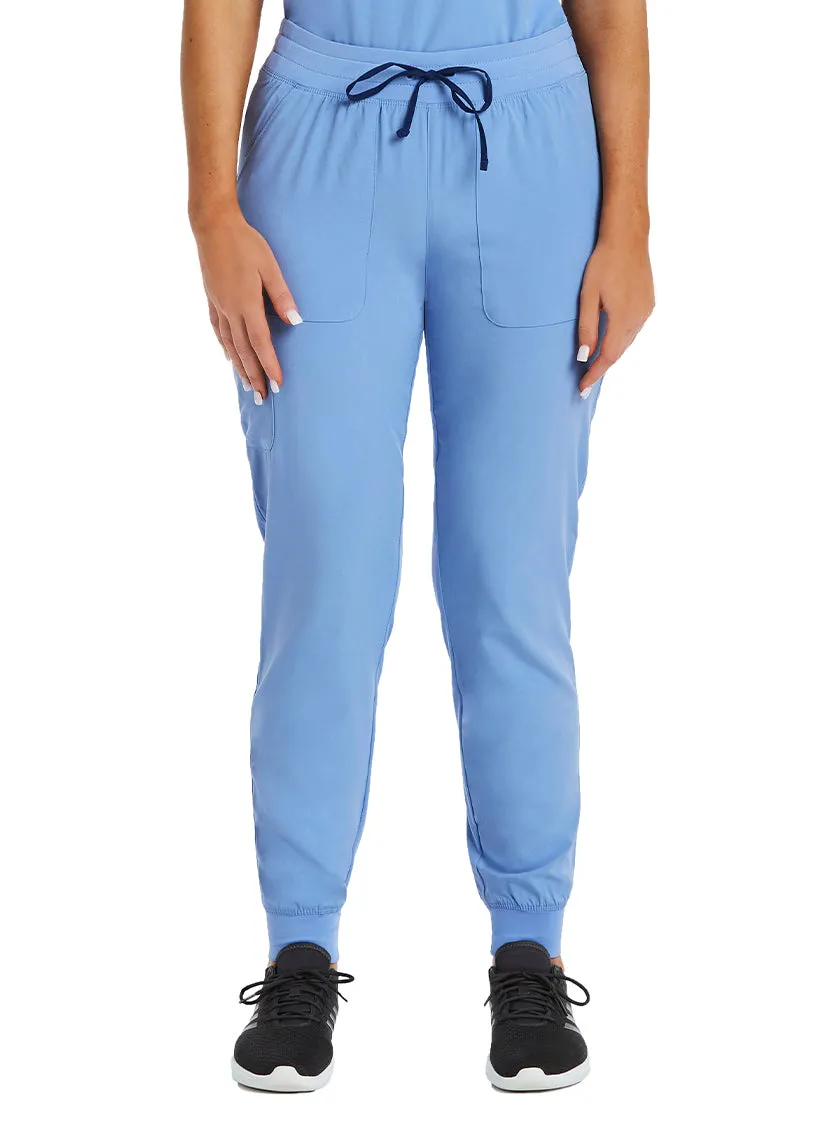 Maevn Knit Yoga Waistband Jogger Scrub Pant