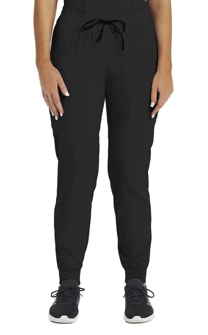 Maevn Knit Yoga Waistband Jogger Scrub Pant