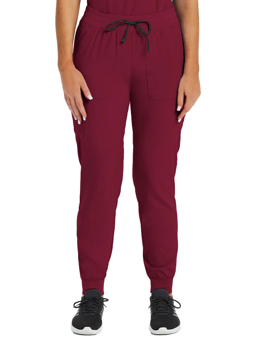 Maevn Knit Yoga Waistband Jogger Scrub Pant