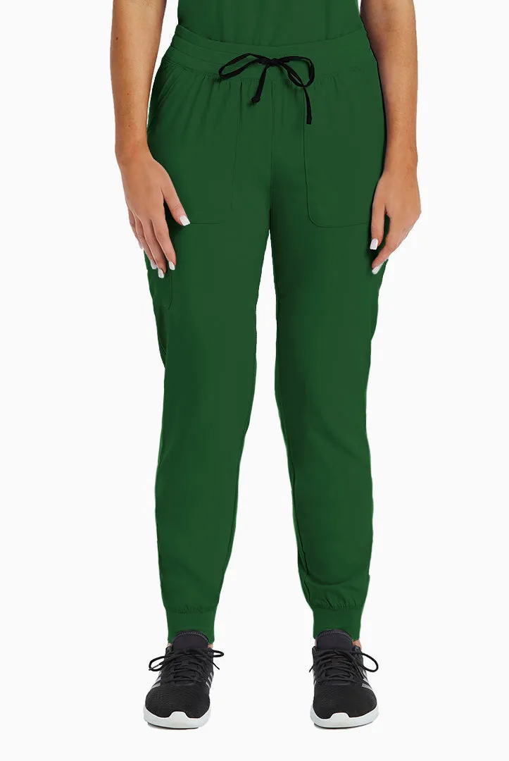 Maevn Knit Yoga Waistband Jogger Scrub Pant