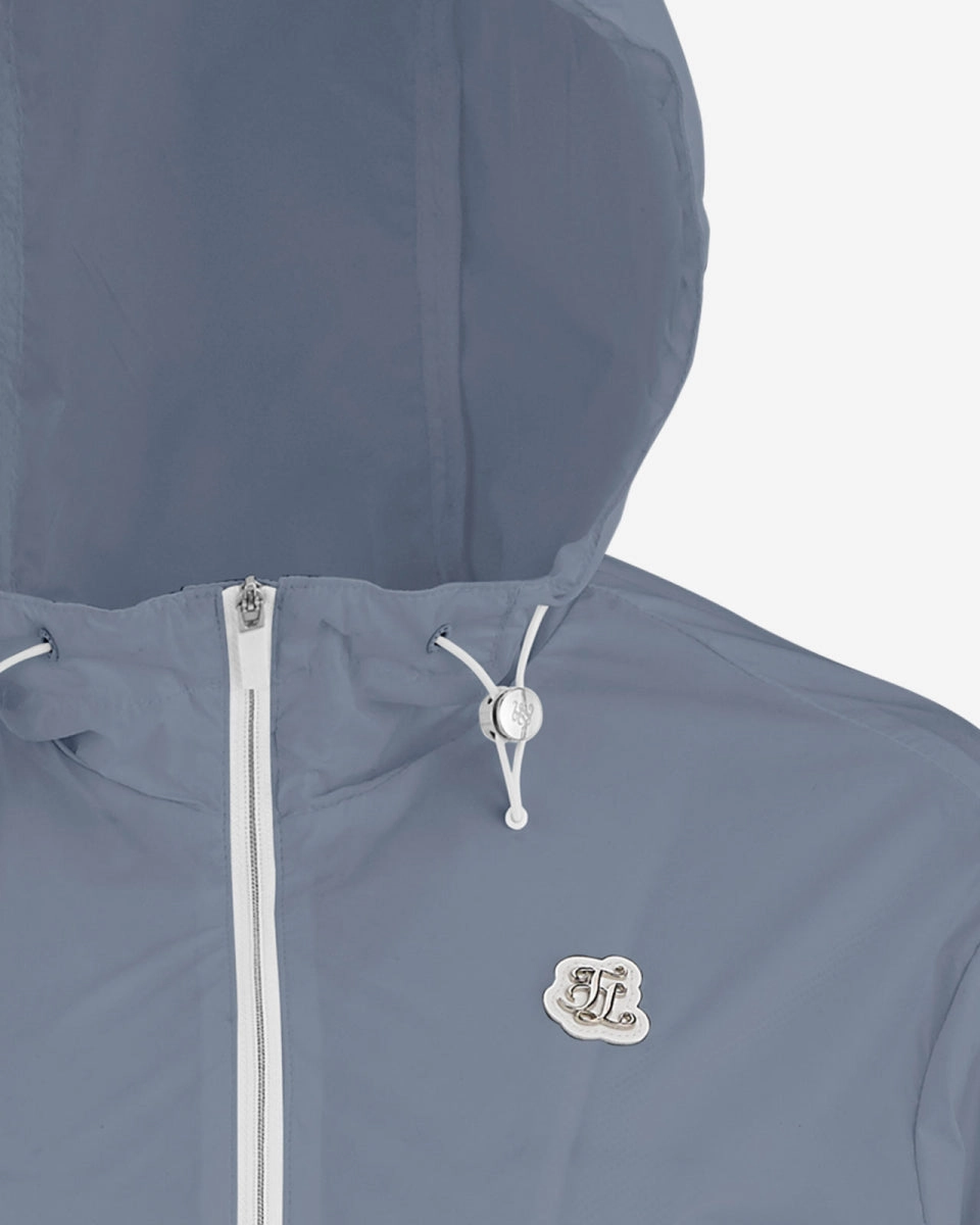 Double Layer Hoodied Mid Jumper - Grey SeamlessBonding