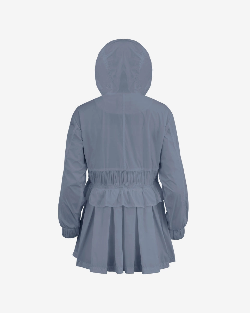 Breathable Technology Double Layer Hoodied Mid Jumper - Grey