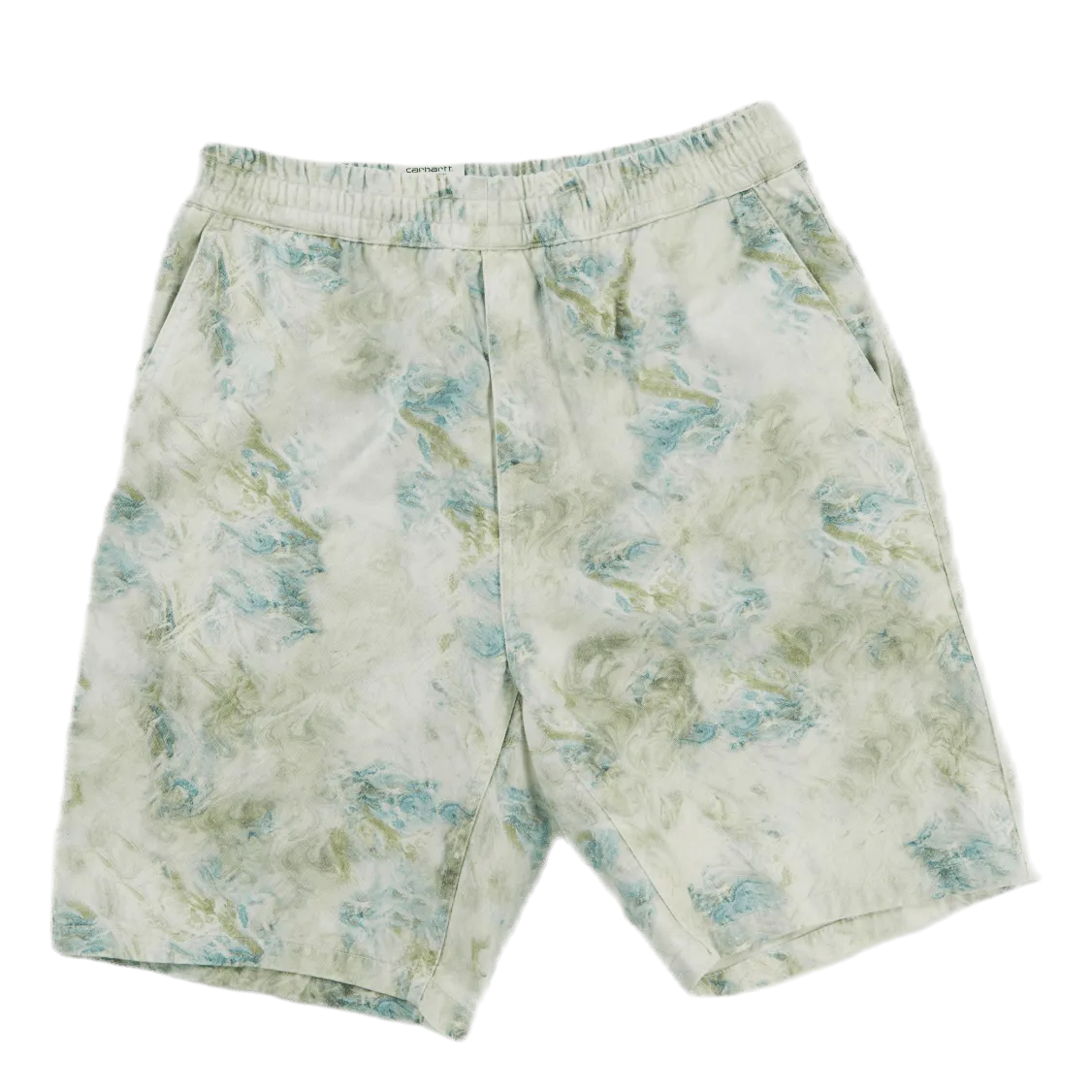 Marble Short Marble Print, Wave /stone Wash