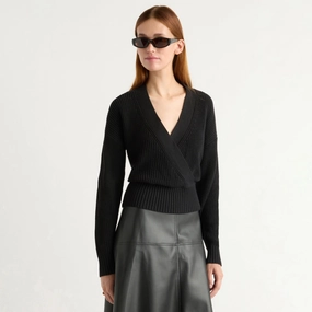 Cozy Comfort Maren Cropped V-Neck Sweater