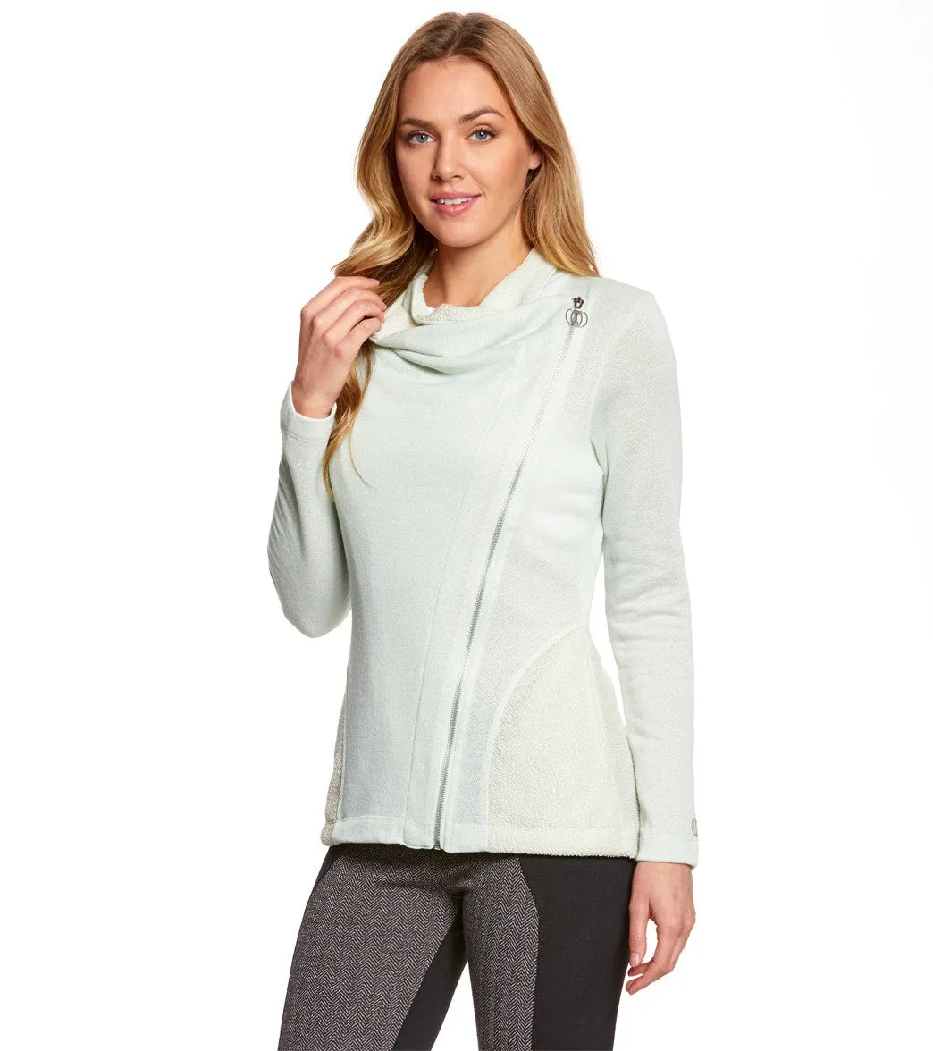 Marika Asymetrical Zip Cowl Jacket