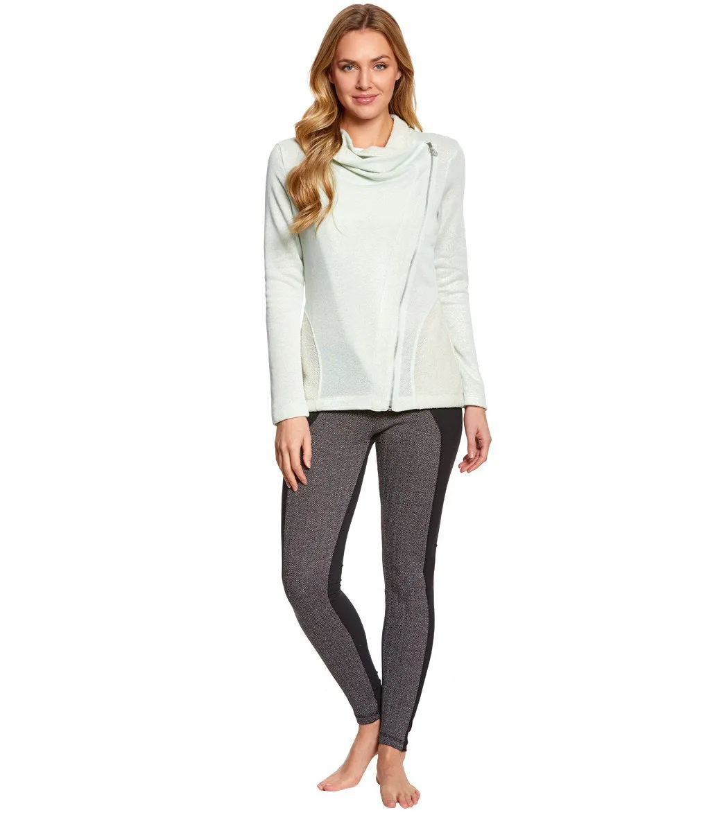 Marika Asymetrical Zip Cowl Jacket
