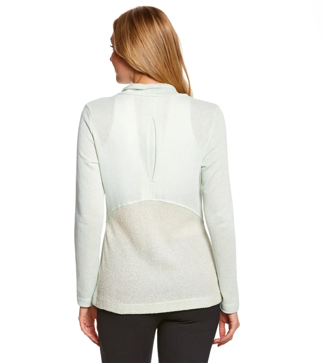 Marika Asymetrical Zip Cowl Jacket