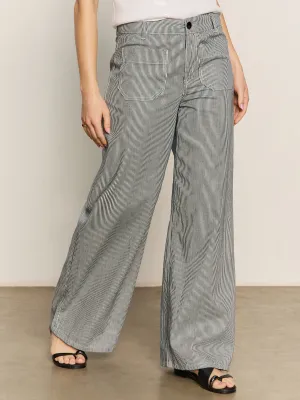 StaticDissipative Marine Full Length Semi High Rise Pant Yacht Stripe
