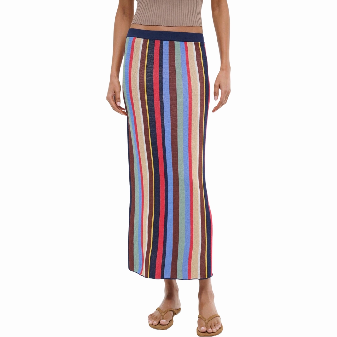 Market Stripe Karina Skirt All Season