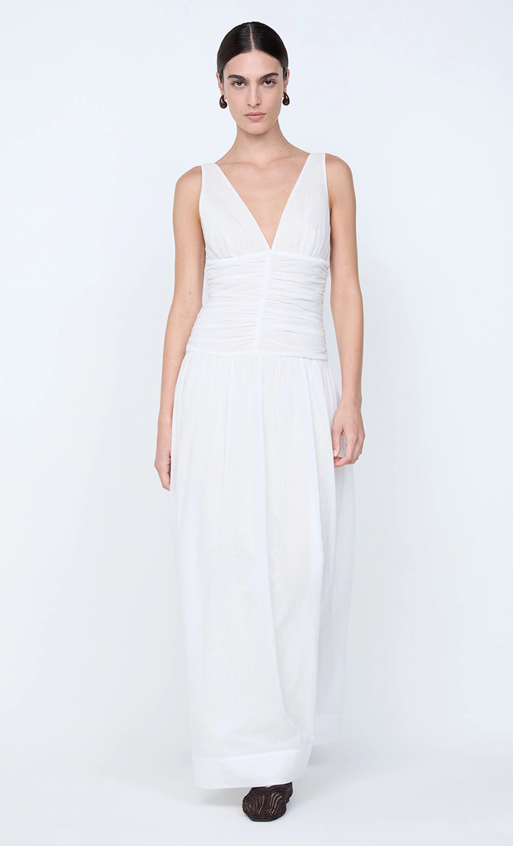 MARLOWE MAXI DRESS - WHITE Body Harmony Sculpted Fit
