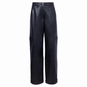 Mason Pant in Leather Tagless label Comfy Look