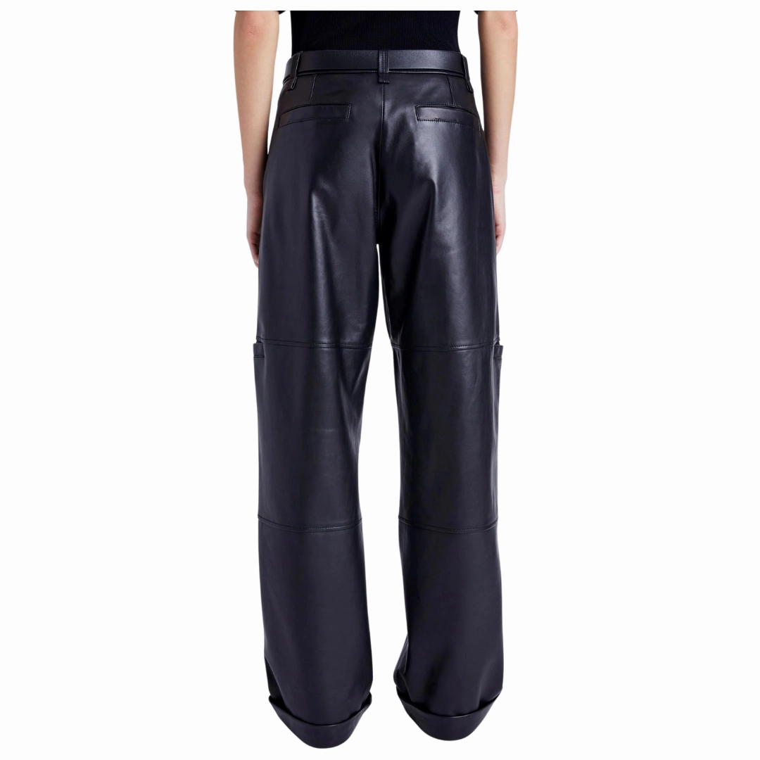 Relaxed fit wear Mason Pant in Leather
