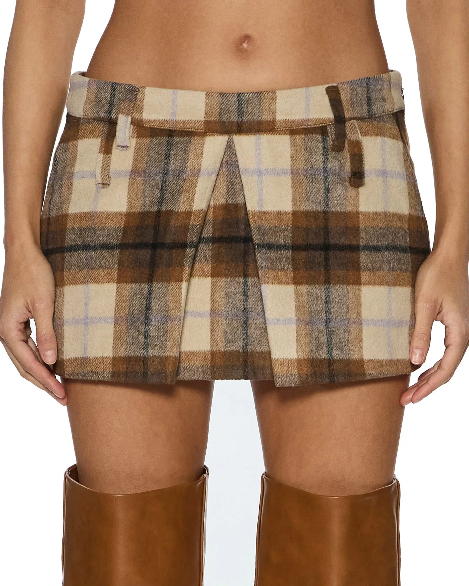 Chic Wear ADDISON SKIRT PLAID
