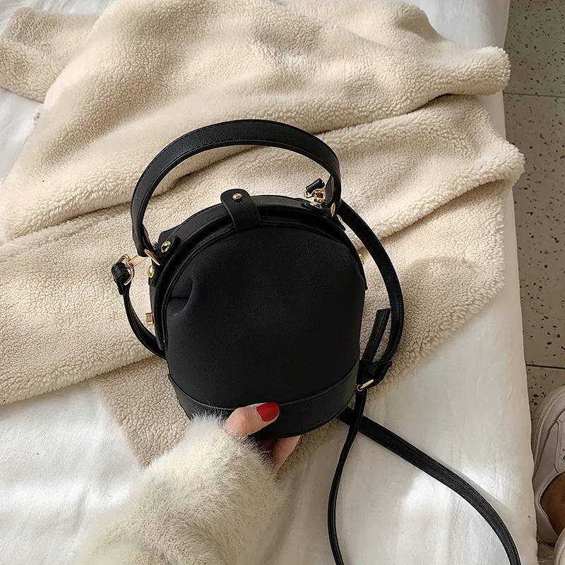 Matte Designer Mini Bucket Bag