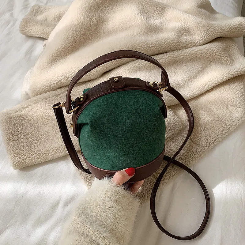 Matte Designer Mini Bucket Bag