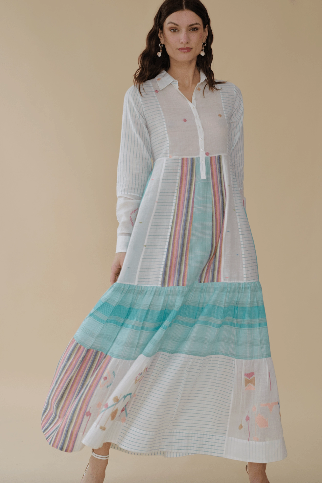 Chelsea Dress White Subtle Elegance spring fashion