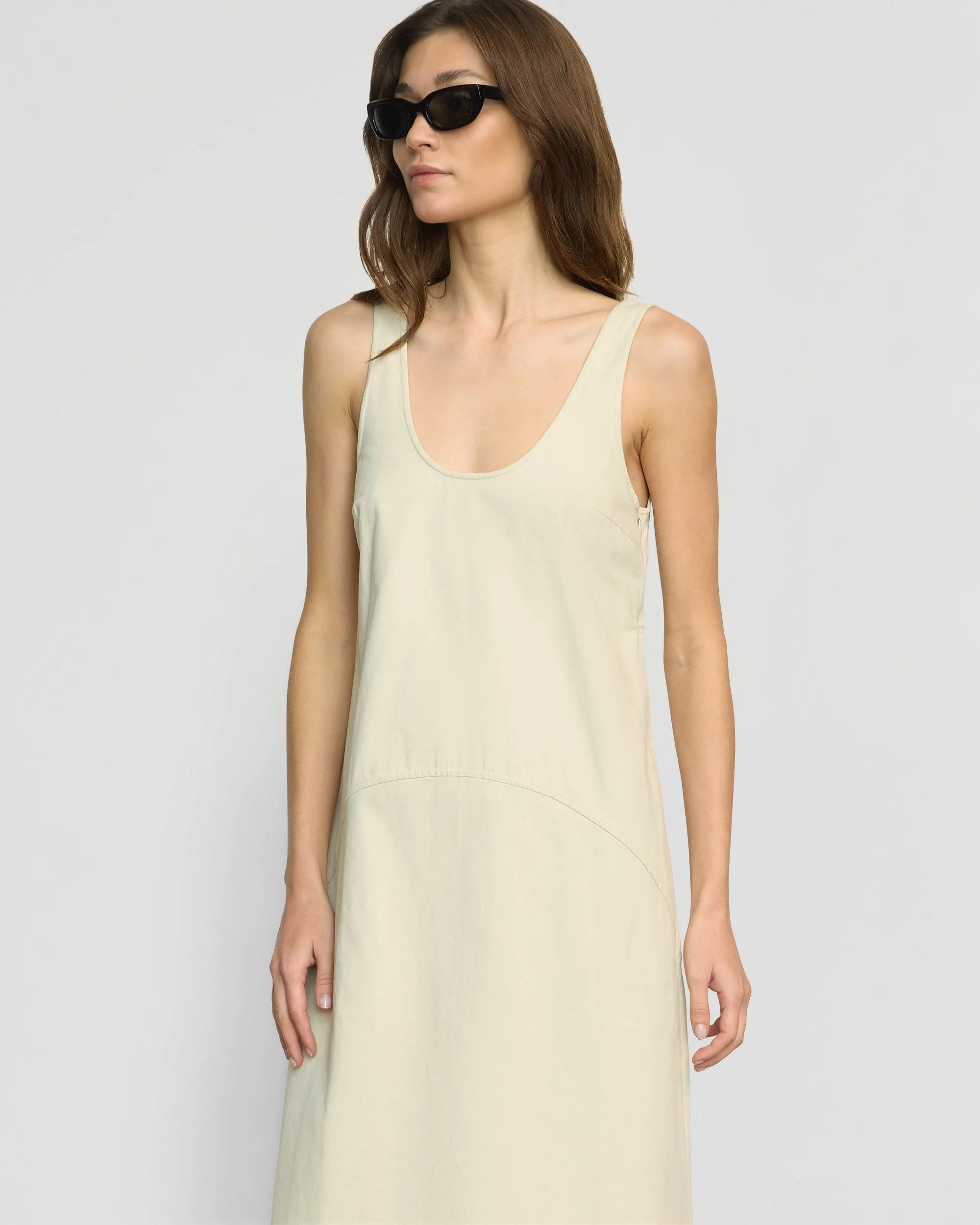 Mavis U-Neck Tank Dress Cozy Vibes