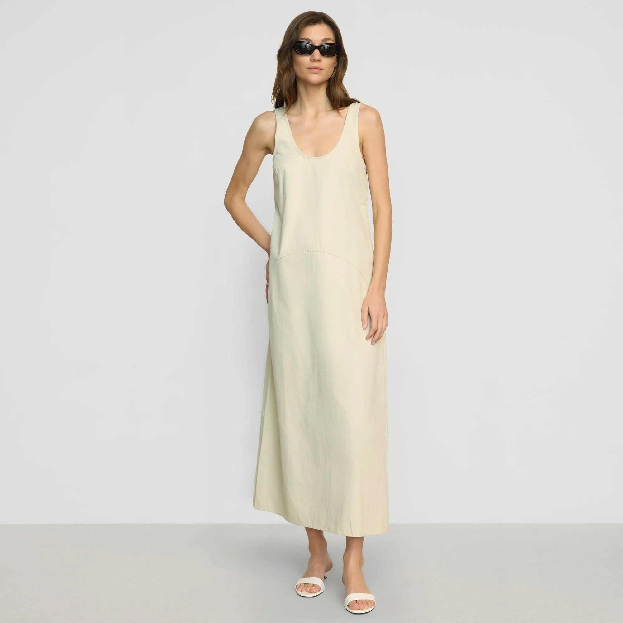 Soft Shine Mavis U-Neck Tank Dress