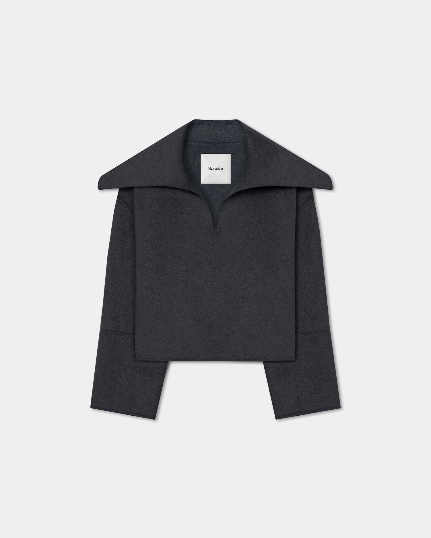Maxe - Double Wool Jacket - Grey Melange Active Fit StaticResistantWeave