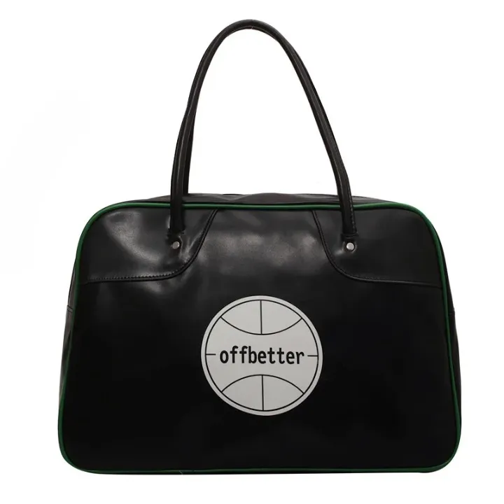 Maya Retro Style Printed Bowling Duffle Bag