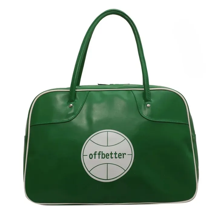 Maya Retro Style Printed Bowling Duffle Bag