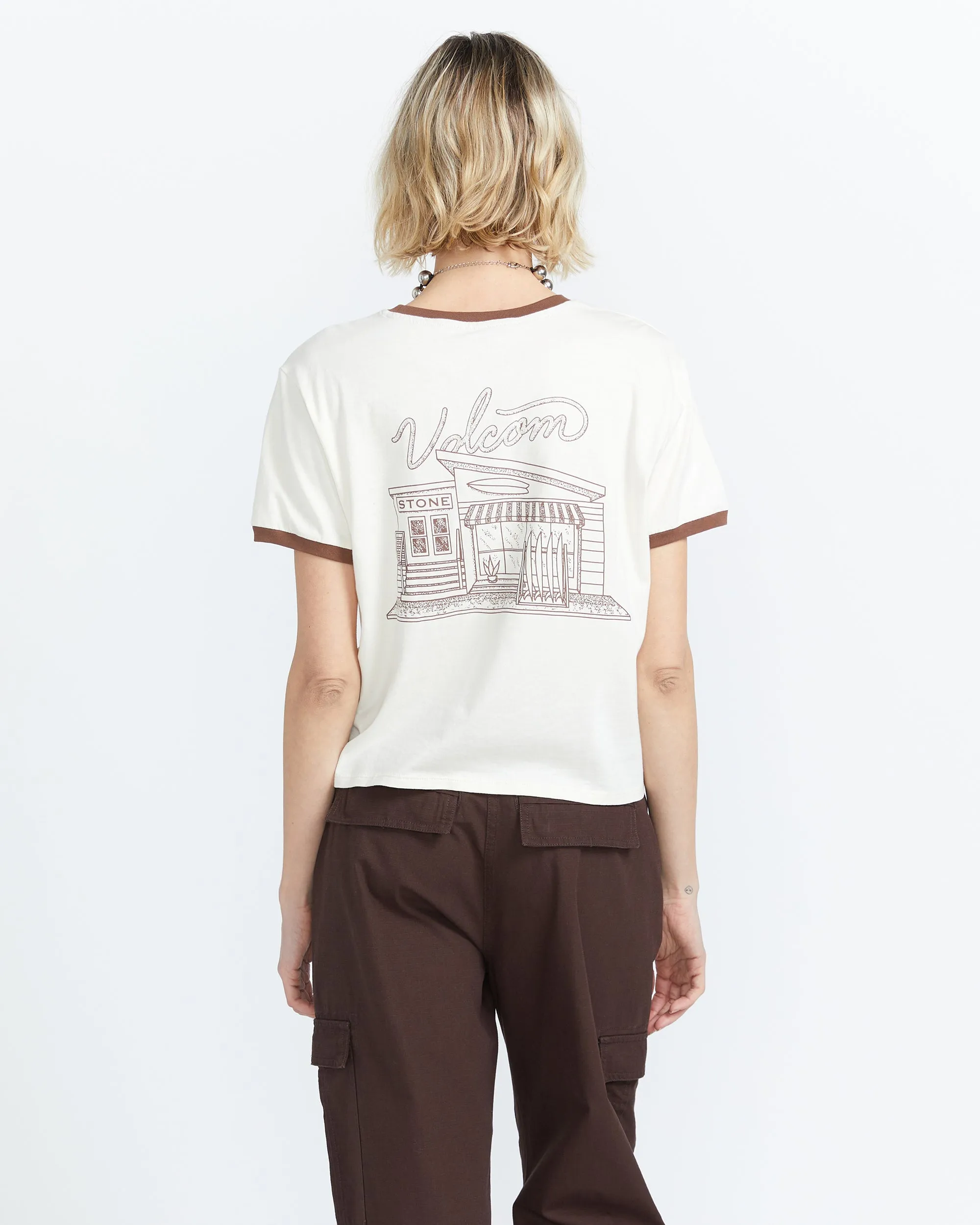Meet Me There Ringer Tee - Bone