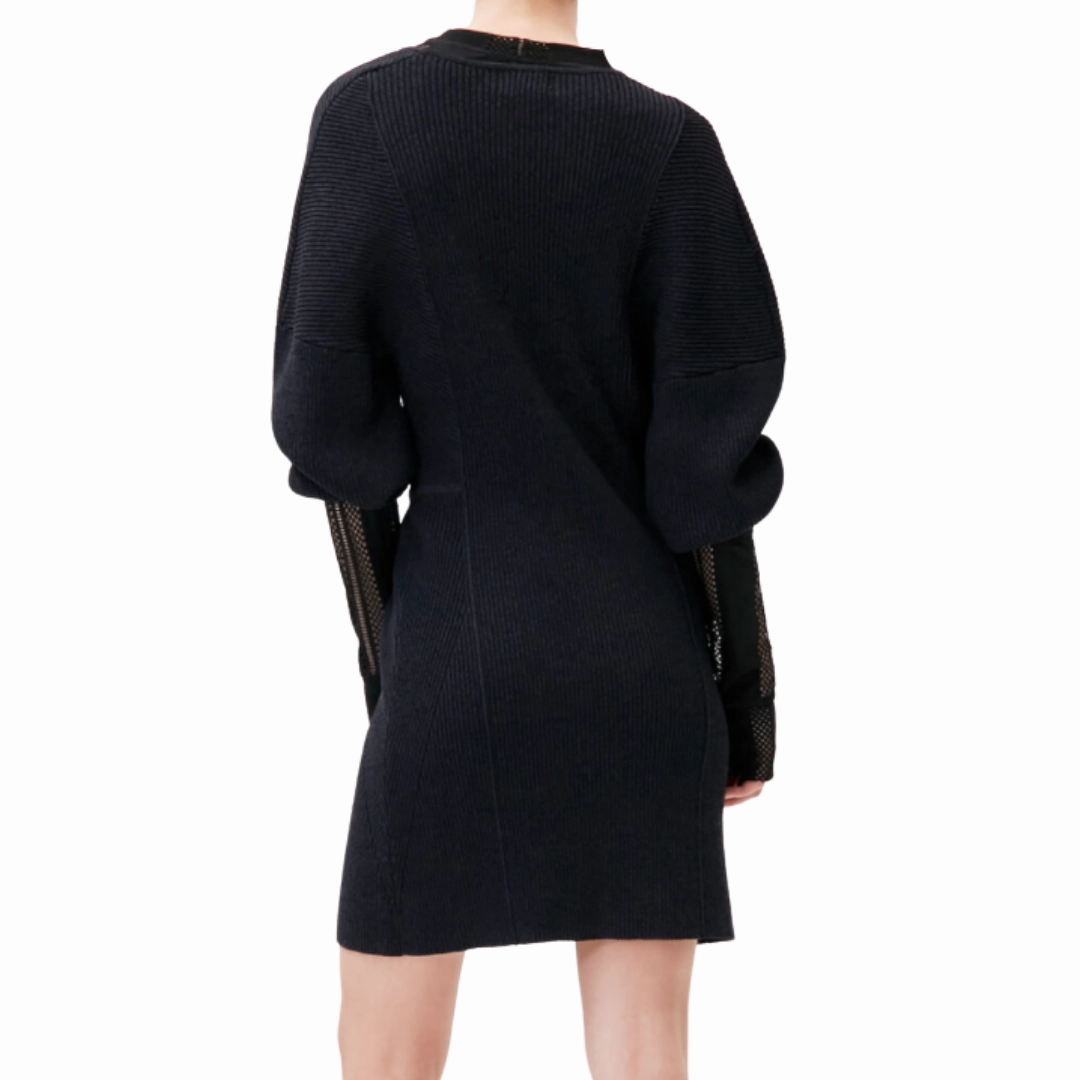 Melange Knit Mini Dress Mood Edge