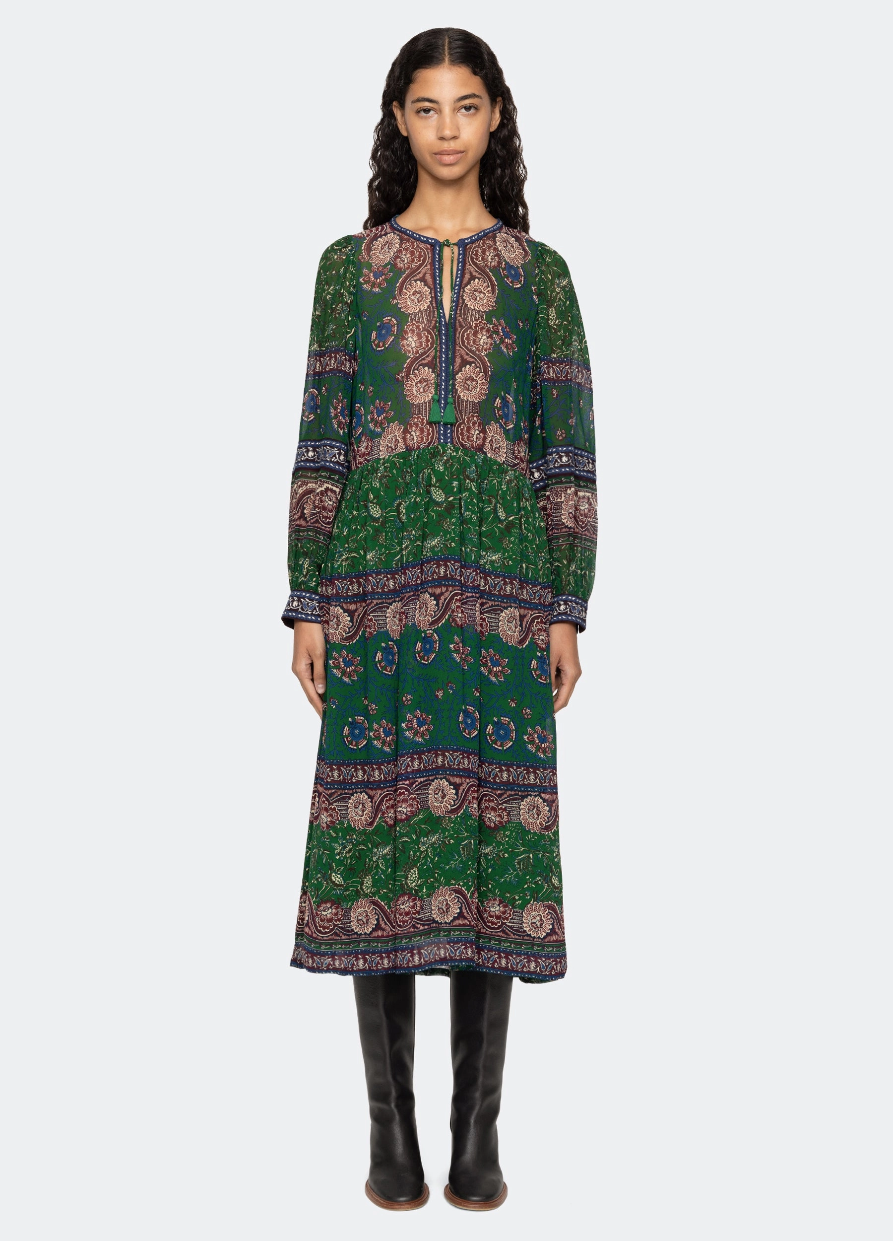 Melba Dress Mood Flex Abstract Pattern