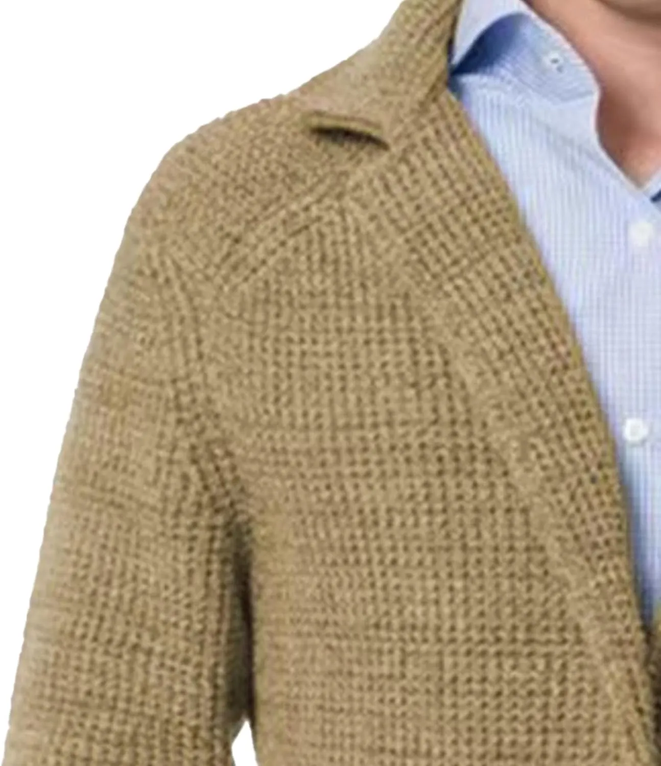 Men Blazer Knit Cardigan Shawl Collar Button Knit Cardigan Slim Fit Cable Knit Button Down Cardigan Sweater