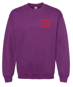 Mendive Purple Crewneck Sweatshirt