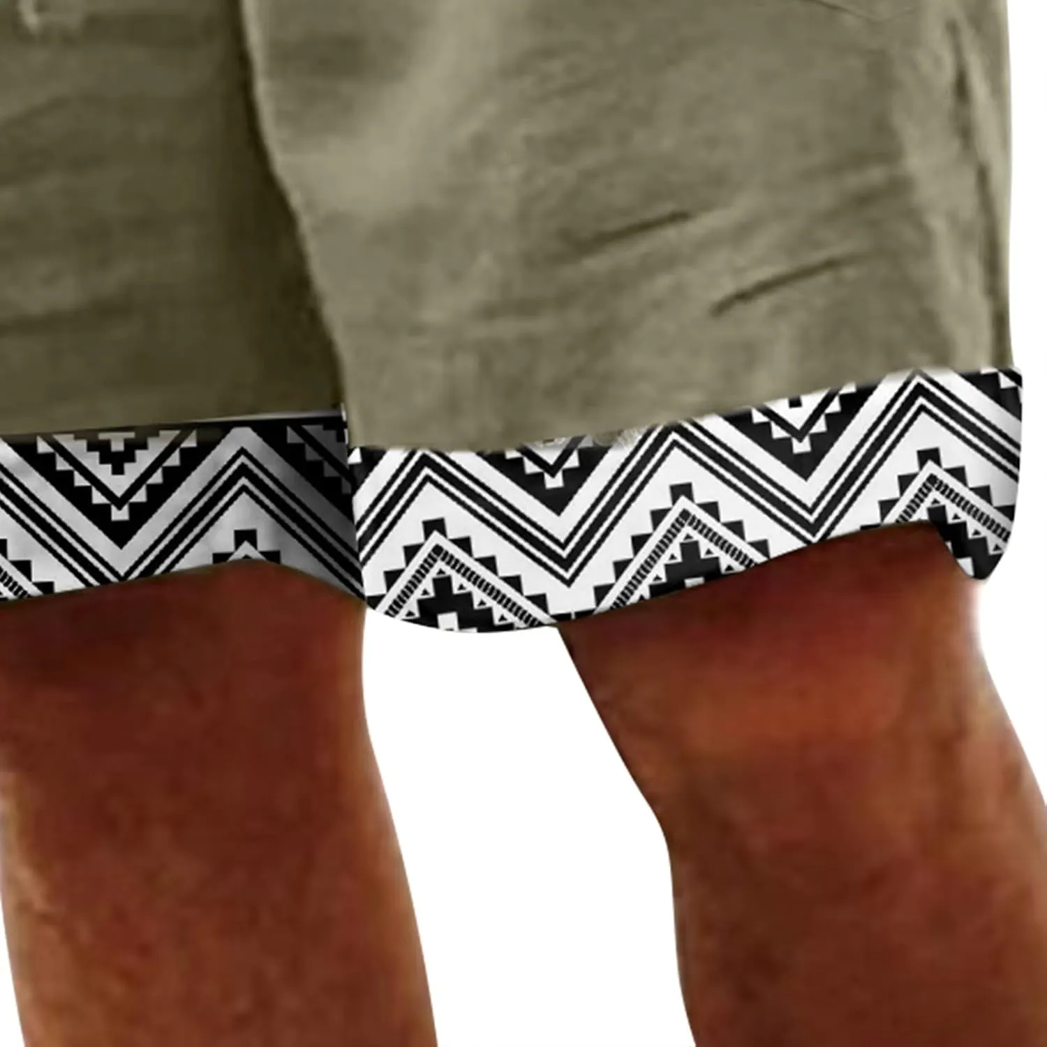 Mens 4XL Linen Summer Beach Shorts Beach Shorts Casual Cotton Linen Shorts Mens 4XL Linen Summer Beach Shorts Mens