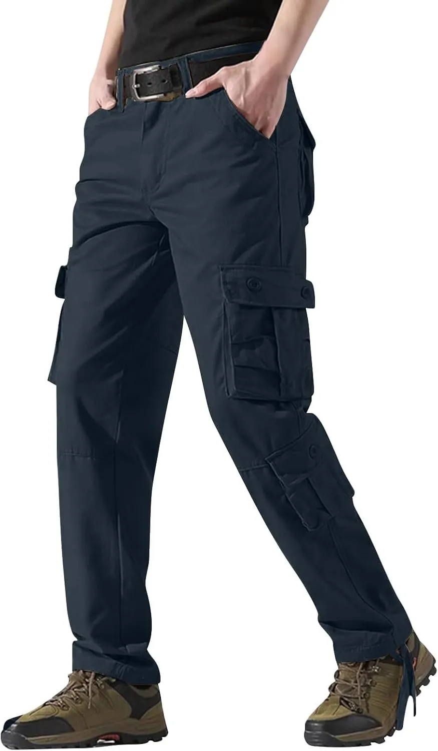 Mens Cargo Pants Slacks for Men Relaxed Fit Camo Cargo Pants for Men Men's Comfort Flex Waist Relaxed Fit Jean Pants Men Relaxed Fit Insulated Pants Stretch Pants for Men