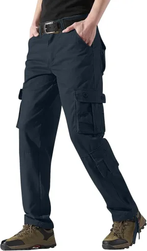 Mens Cargo Pants Slacks for Men Relaxed Fit Camo Cargo Pants for Men Men's Comfort Flex Waist Relaxed Fit Jean Pants Men Relaxed Fit Insulated Pants Stretch Pants for Men