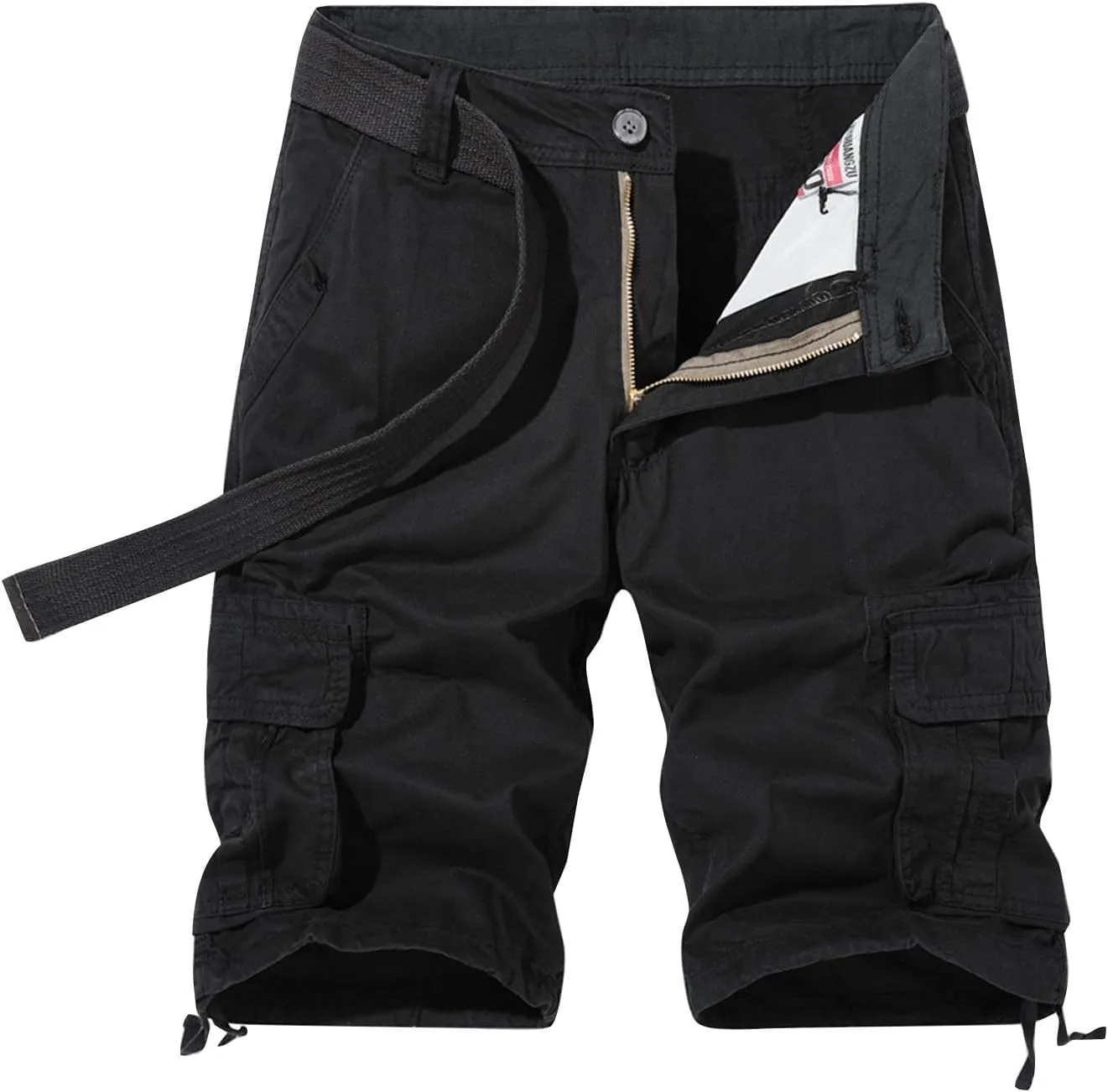 Mens Cargo Shorts Lightweight Work Jogger Shorts Summer Straight Leg Pant Outdoor Streetwear Vacation Shorts Mens Golf Shorts