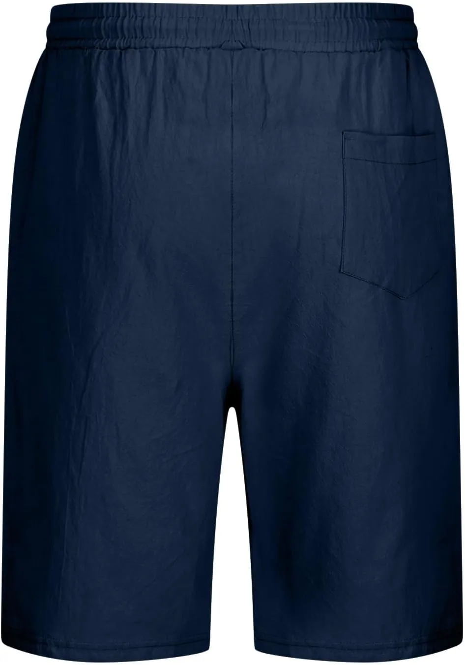 Men's Casual Drawstring Shorts Lightweight Elastic Waist Walking Shorts with Pockets