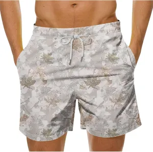 Mens Casual Linen Shorts Linen Beach Shorts Mens Linen Drawstring Shorts,Summer Linen Beach Shorts with Pockets