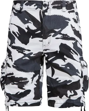 Men's Cotton Shorts Camo Shorts with Multi Pockets Tactical Shorts Hiking Shorts Outdoor Cargo Shorts for Men
