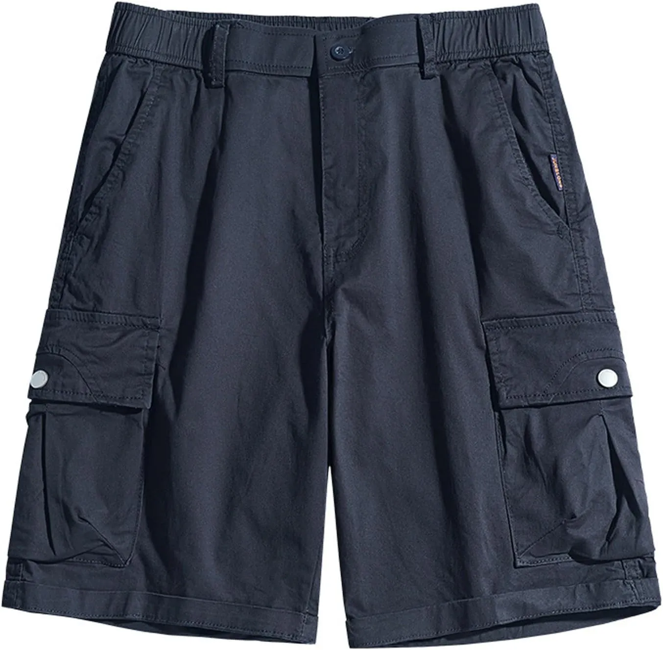 Mens Elastic Waist Cargo Shorts Pocket Relaxed Fit Stretch Lightweight Camo Cargo Shorts for Men Utility Elastic Waist Shorts