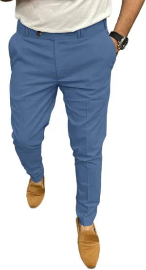 Mens Fashion Dress Pants Slim Fit Casual Business Dress Pants Classic Work Pants